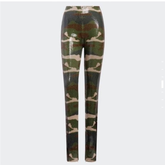 Adidas × Ivy Park Trail Sequin camo Pants size small camouflage leggings - Picture 3 of 9